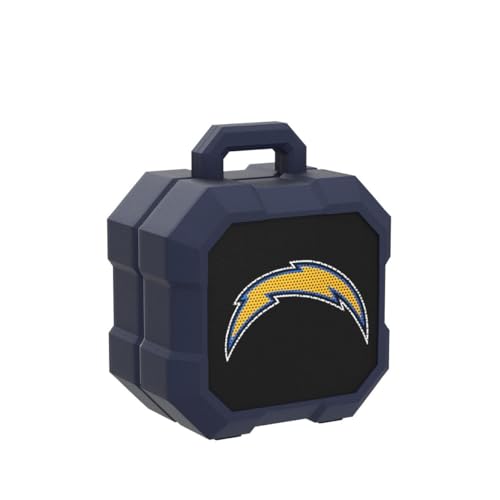 Image of SOAR NFL Shockbox LED Wireless Bluetooth Speaker - Water Resistant IPX4, 5.0 Bluetooth with Over 5 Hours of Play Time - Small Portable Speaker - Officially Licensed NFL, Perfect Home & Outdoor Speaker