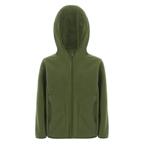 Loyan Fleece Hooded Sweatshirts for Boys Girls Winter Outwear Full Zip Jacket Warm Coat Hoodie2