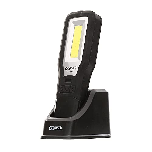 KS Tools 150.4490 Mobile Werkstatt-Handlampe, knickbar, 550 Lumen