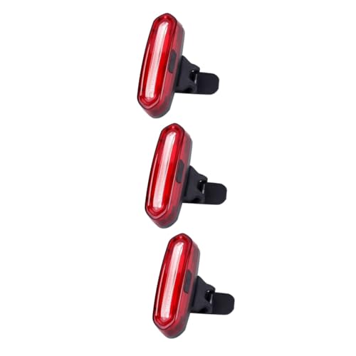 BESTonZON Rechargeable Bike Rear Light LED Cycling Safety Warning Light Easy Install Night Accessory for Enhanced Visibility Red