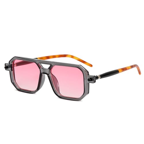 Lunettes de soleil vintage 90s géométriques et monture square