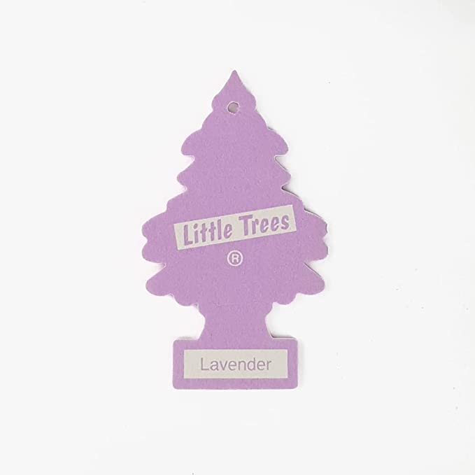 Image of LITTLE TREES Car Air Freshener | Hanging Tree Provides Long Lasting Scent for Car | Home & Office | Lavender Air Freshner - Pack of 12