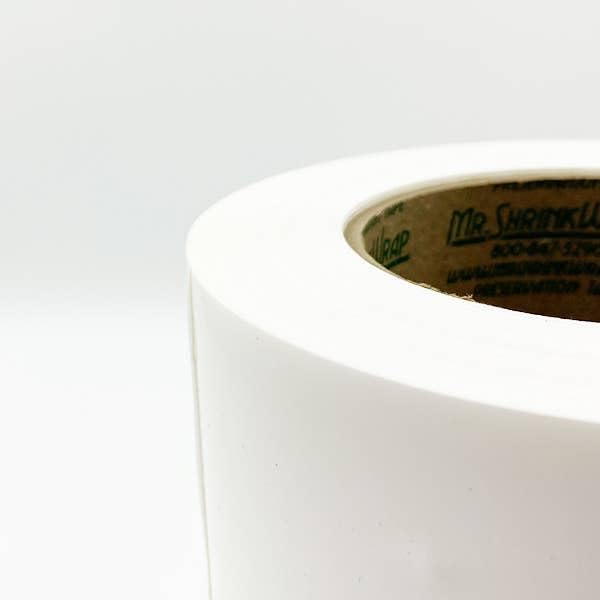Mr. Shrinkwrap Roll of 6" x 108' Preservation Tape - White - MSW-716W