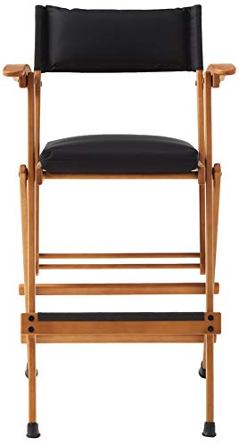 Hollywood Chairs by Totally Bamboo 32" Elm Director Chair, Black