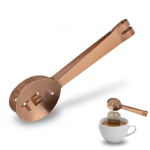 Tea Bag Squeezer Tool Rose Gold Tea Bag Squeezer Tongs Strainer