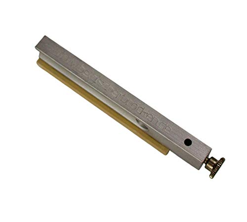 BELGISCHER BROCKEN Dorolist sharpening guide I Yellow Belgian Whestone 8000-10000 on aluminum support I format 3,94 x0,67x0,24in I knife sharpener compatible with Lansky-EZE Lap grinding system