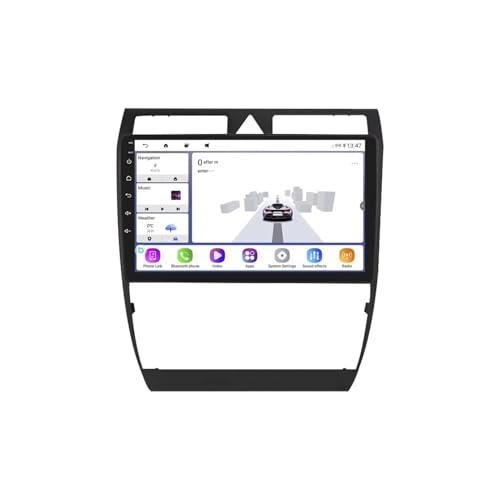 Radio para coche Audi A6 C5 con cámara de marcha atrás y control del volante original