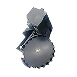 HEIBTENY Rueda para Roborock S5 S50 S51 S52 S55 C10 E20 E25 E35 Robot Partes de repuesto, Negra (L)