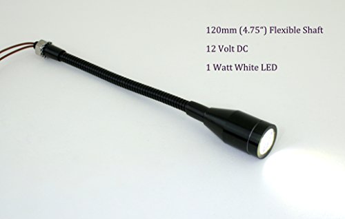 Lámpara LED mini cuello de ganso 12V para panel miniatura 2