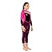 Kids Wetsuit for Girls Toddlers by Scubadonkey | Wetsuit for Kids in 2.5mm Neoprene UPF 50+ | Meets CPSC Safety Requirements (Pink/Purple, 4)