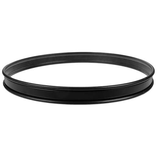 Cercle de caisse claire noir en métal résistant pour prolonger la durée de vie de votre tambour