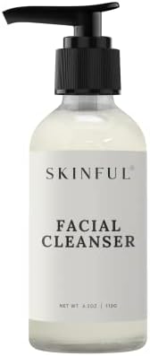 Skinful Gentle Facial Cleanser Face Wash - Deep-Penetrating Skin Cleanser for All Skin Types - 4oz