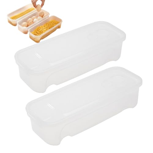 Hornillo De Pasta Onda,2 Piezas Contenedores De Alimentos De Control De Porciones | Cocina De Espaguetis Con Colador | Para Huevos, Frutas, Verduras, Casa, Apartamento, Oficina, Dormitorio, ,