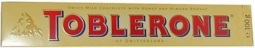 20 x TOBLERONE SCHWEIZER SCHOKOLADE 100g Incl. Goodie von Flensburger Handel