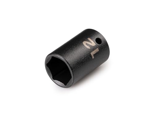 Image of TEKTON 1 /4 Inch Drive x 12 mm Shallow 6-Point Impact Socket | SID02112