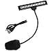 SEWACC Led Music Stand Light Rechargeable Table Lamp Piano Stand Piano Lamp Orchestra Piano Lights Clip on Book Lights Led Desk Lamps Orchestra Lamp for Desk Standing Lamp Portable Child