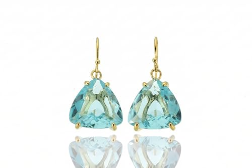 Boucles d'oreilles topaze bleue de mariage : l'élégance pour sublimer votre robe