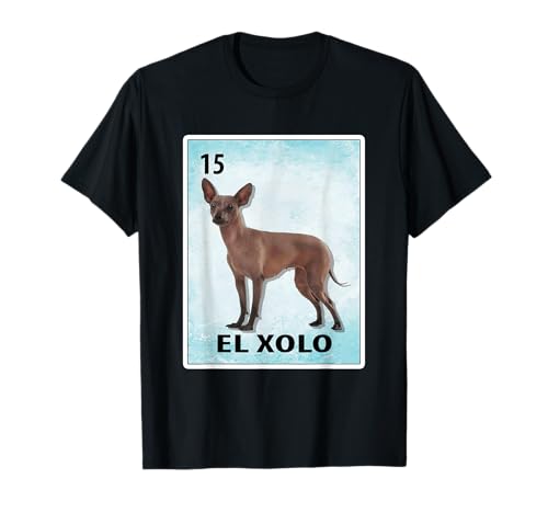 El Xolo Mexican Perro Xoloitzcuintli Cards T-Shirt
