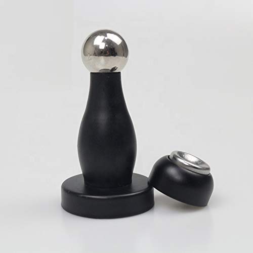 MHS Heavy Duty Stainless Steel Magnetic Door Stopper Catcher Magnet Holder 360 Angle Hold with Screw Fittings (Doll Black, Pack of 1) (B08CY1C557) Amazon Price History, Amazon Price Tracker