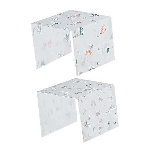 Angoily 2個 冷蔵庫のダストカバー ワッシャー 洗濯機と乾燥機のカバー 冷蔵庫カバー 衣類用乾燥機 冷凍庫 冷蔵庫の雑巾 冷蔵庫防塵カバー 冷蔵庫のトップカバー 洗濯機カバー ペバ