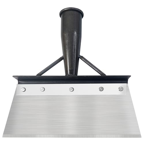 BuxiuGK 1 Piezas Pala de jardín Multifuncional 23cm,Pala de Limpieza de Acero Inoxidable para Malas Hierbas y Musgo,deshierbe,Plantas(El Mango no está Incluido)