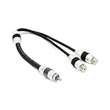 Stinger SI82YF 2-Channel 8000 Series Audiophile Grade RCA Y-Adapter Cable