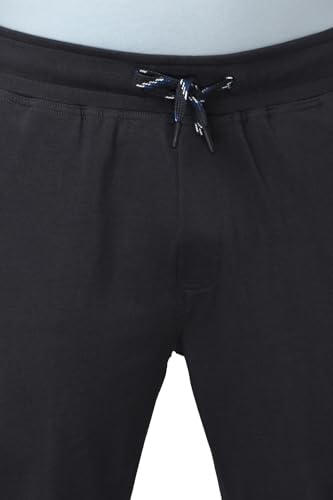 Image of Van Heusen Men's Track Pant | Side Zipper Pockets |Mid-Rise| Comfort Fit | Cotton Blend | Breathable & Casual | Easy Stain Release| Anti-Static Fabric | Activewear | Drawstrings | Style 50052