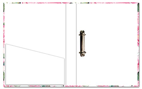 Image of Paper Plane Design 2D Folder Case, A4 Size, Ring Binder File Folder, Can Use in Office /Hospital /Banking /Account /School Documents, Bills & Certificates