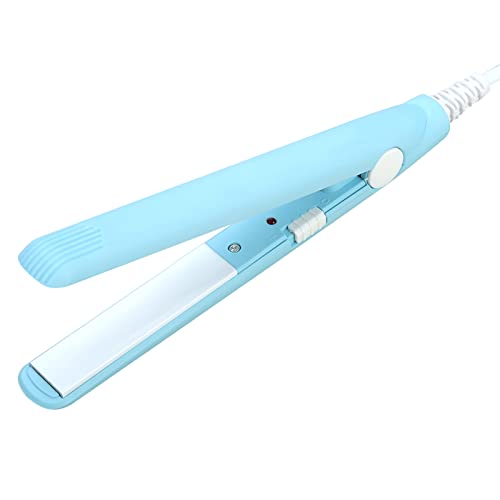Plancha de cabello mini 2 en 1 con placas cerámicas azul miniatura 4
