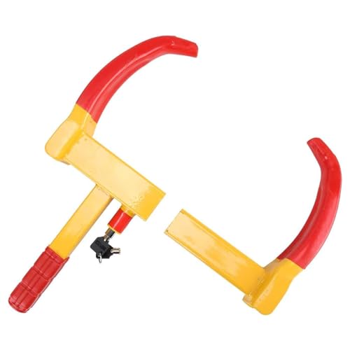 Holdfiturn Heavy Duty Wheel Clamp - Car Security Antitheft Locking Device for Caravans Cars Vans and Trailers with Keys - Image 4