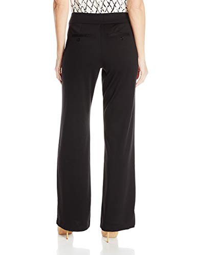 Riders by Lee Indigo Women's Ponte Knit Pant, Black, 14 Medium2