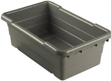 ULTRASOURCE Food Approved Bus Totes/Meat Lug (6 Pack, Gray)