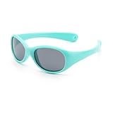 WAYIKK Children's Sunglasses Polarized One-Piece Sunglasses Boys Outdoor Sunglasses Anti-Ultraviolet Glasses,12