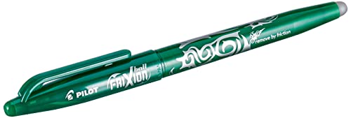 Boligrafos Borrable Pilot PILOT-92232 Boligrafo Frixion Borrable 0,7 Mm. -Verde, Multicolor, 1 Unidad (Paquete de 1) (92232)