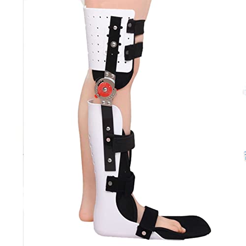 Orthèse genou cheville pied jambe fixe rigide M orthèse marche droite