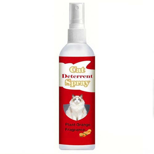 HYWMLY Cat Deterrent Spray,Natural Safe Cat Spray