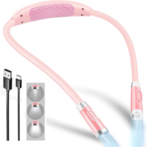 Luz de lectura para el cuello recargable USB con 3 modos de iluminación