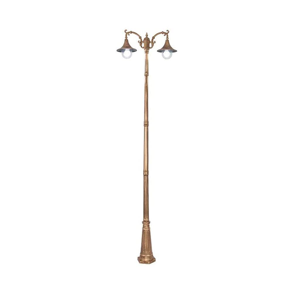 230 Cm, Europejska Lampa Uliczna Zewnętrzna, 2-Punktowa, Aluminiowa, Ip65, Wodoodporna, Słupowa, Do Ogrodu, Na Dziedziniec, Trawnik, Antykorozyjna, Wysoka, Przezrocz,Height 290cm