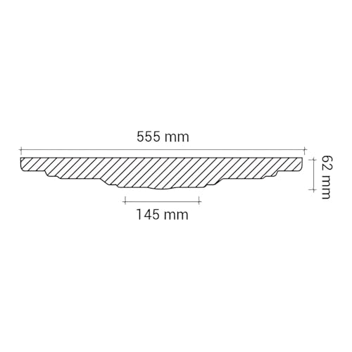 Rosetón 156015 Profhome Ø 55,5 cm de poliuretano 5