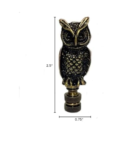 Texas Lamp Manufacturers Owl Lamp Shade Finial thumb #1
