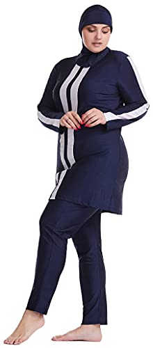 Muslim Swimsuits for Women Plus Size 2 Piece Fully Covered Swimsuits Burkini2