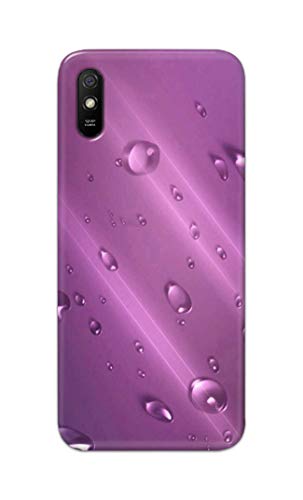 Image of PRINTFIDAA Water Bubbles in Lilac Background Printed Designer Hard Back Case Cover for Xiaomi Redmi 9A / Redmi 9i -(TY) MVN1005