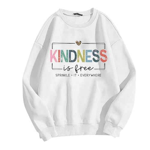 Sweat-shirt sans capuche en polaire thermique et unisexe pour l'automne