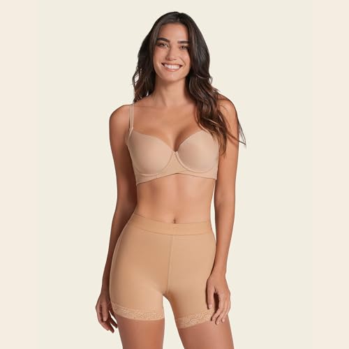 Image of Leonisa Total Embrace Supportive Contouring Bra with Underwire Back Smoothing Bras for Women