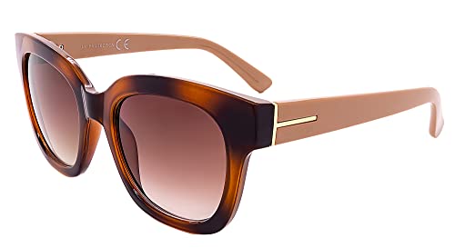 SQUAD Gafas de sol Mujer Cuadrada Tamaño Grande Lentes Rectangulares Fashion Elegante 100% protección uv400 Cover