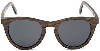 Swell Vision Alani Brown Bamboo Sunglasses with Smoke Polarized Lens