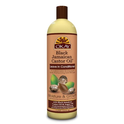 Okay Black Jamaican Castor Oil Leave-In Conditioner 33.8 oz