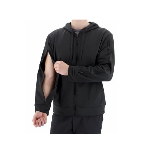RENOVA MEDICAL WEAR Dialysis Access Sweatshirt - Men's - Women's - Unisex Sizing (2X-Large, Black)