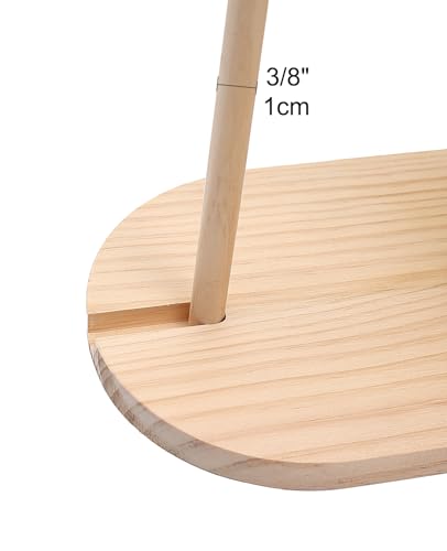 Image of Wooden Spools Holder for Thread Rack Spools Organizer for Multi spools Thread Stand