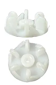 ZEGEL-JMG Juicer Mixer Grinder Jar Couplers for Prestige/Bajaj/Pigeon/KENSTAR/Maharaja/USHA/Orient/INALSA/Singer/RICO - 6 Teeth - 4 Units, Mixer Grinder Parts